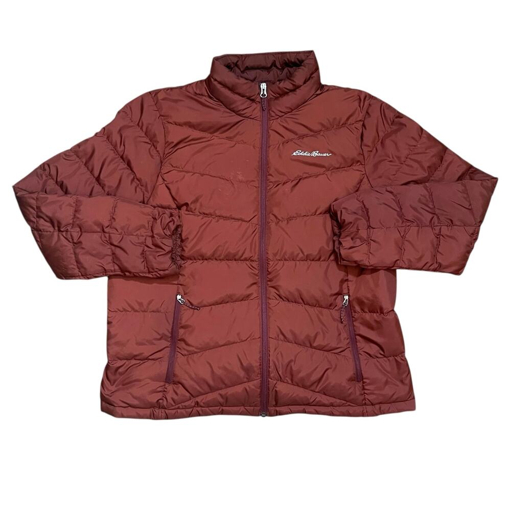 Eddie Bauer Women’s 650 Down Chevron Puffer Lightweight Packable Size XL